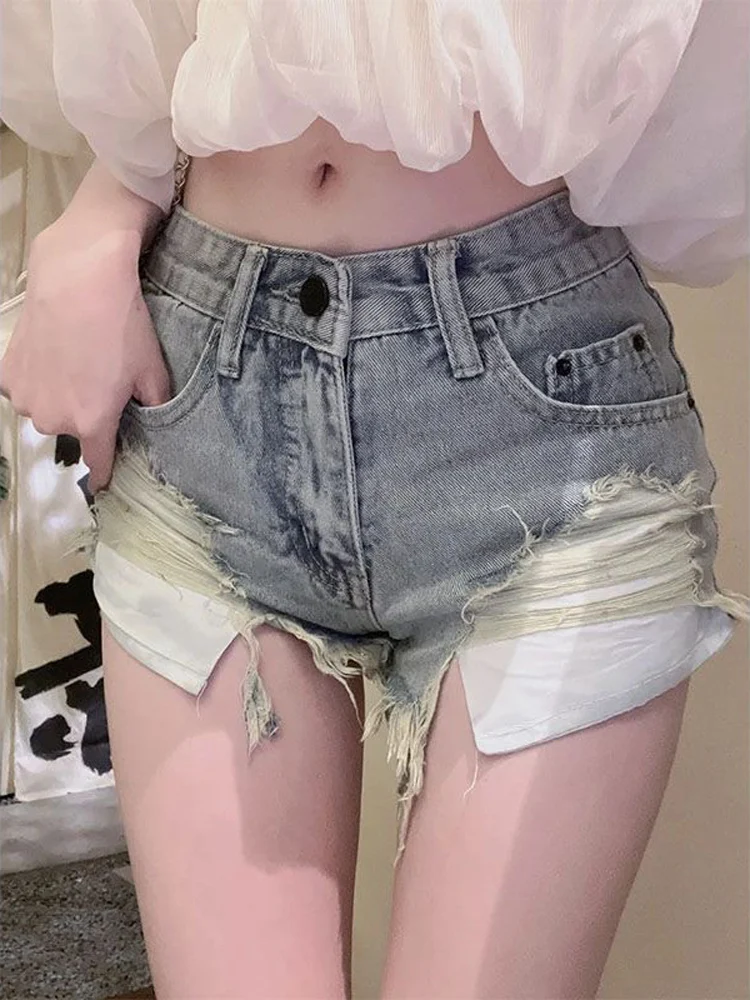 KING BRAND American Retro Tassel Low Waist Jeans Shorts Summer Slimming Denim Hole Hot Pants Casual High Waist Zipper
KING BRAND American Retro Tassel Low Waist Jeans Shorts Summer Slimming Denim Hole Hot Pants Casual High Waist Zipper