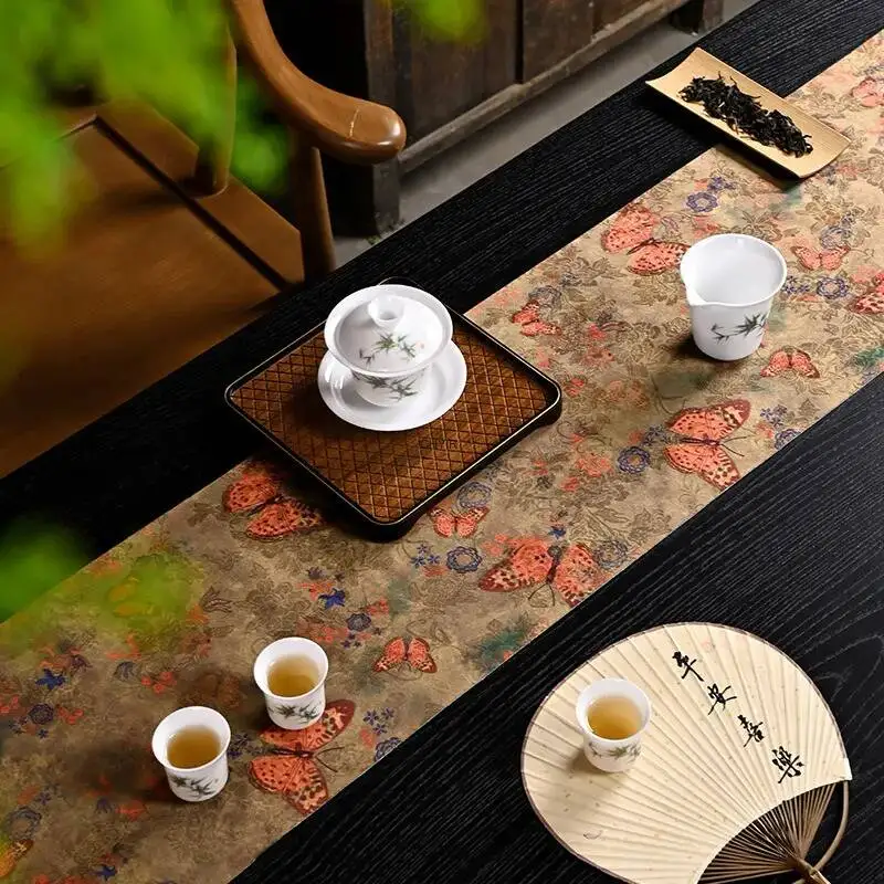 Double-Sided Tea Mat Waterproof Tea Mat Table Runner Zen Tea Flag Tea Ceremony Accessories
Double-Sided Tea Mat Waterproof Tea Mat Table Runner Zen Tea Flag Tea Ceremony Accessories