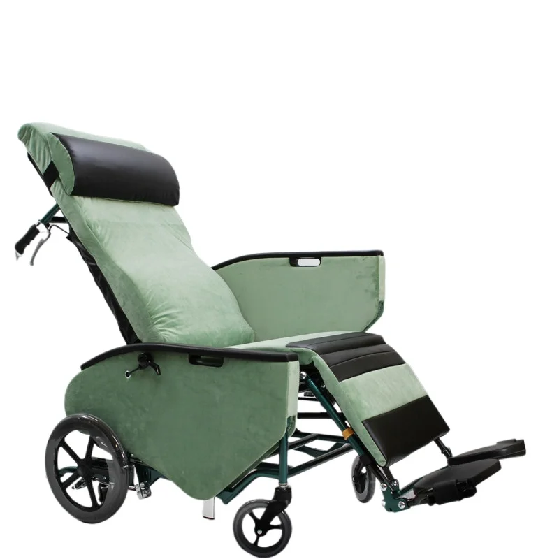 High backrest semi-reclining full lying wheelchair the elderly home paralysis care wheelchair
High backrest semi-reclining full lying wheelchair the elderly home paralysis care wheelchair