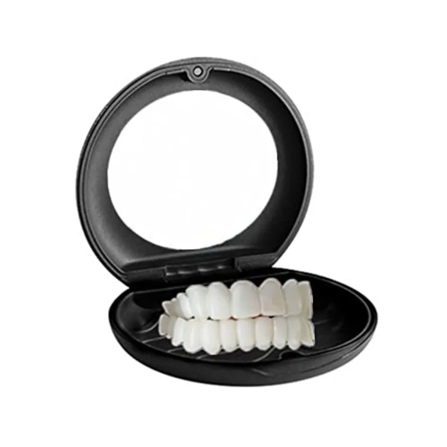 Silicone Gel Snap on Perfect Smile Upper Lower Teeth Tooth Braces White Products with Storage Box, with Mirror White Box
Silicone Gel Snap on Perfect Smile Upper Lower Teeth Tooth Braces White Products with Storage Box, with Mirror White Box