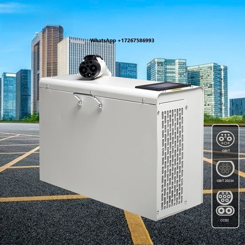 New KX DC Portable EV Charger Fast Charging Station 20KW 30KW OCPP CCS2 CCS1 with 4.3-inch Touch Screen Display IP32 Protection
New KX DC Portable EV Charger Fast Charging Station 20KW 30KW OCPP CCS2 CCS1 with 4.3-inch Touch Screen Display IP32 Protection