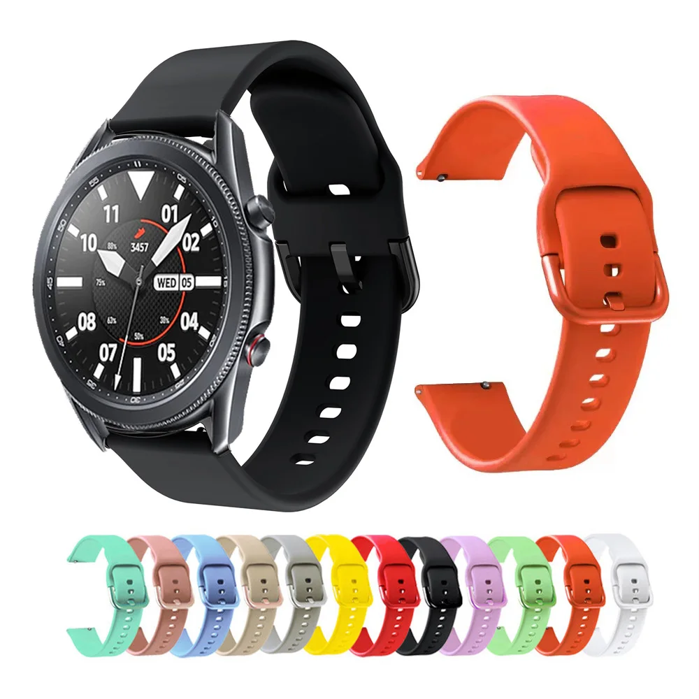 For Samsung Galaxy Watch 3 41mm 45mm Strap 22mm 20mm Soft Silicone Bracelet Watchband Wristband For Galaxy Watch 42mm 46mm S2 S3
For Samsung Galaxy Watch 3 41mm 45mm Strap 22mm 20mm Soft Silicone Bracelet Watchband Wristband For Galaxy Watch 42mm 46mm S2 S3