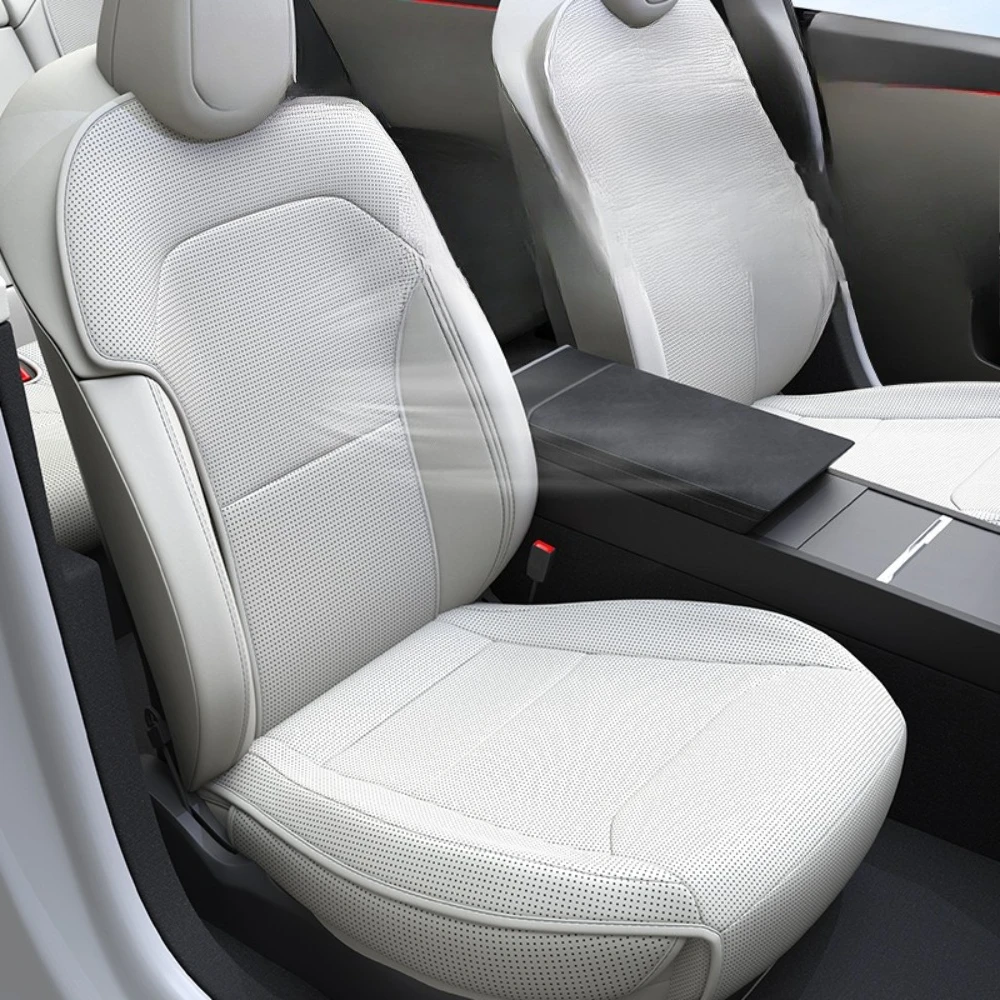 For Tesla Model Y 20-26 Model 3 16-26 PU Seat Cushion Ventilation Comfortable Four Seasons Universal Split Single Sitting Set
For Tesla Model Y 20-26 Model 3 16-26 PU Seat Cushion Ventilation Comfortable Four Seasons Universal Split Single Sitting Set
