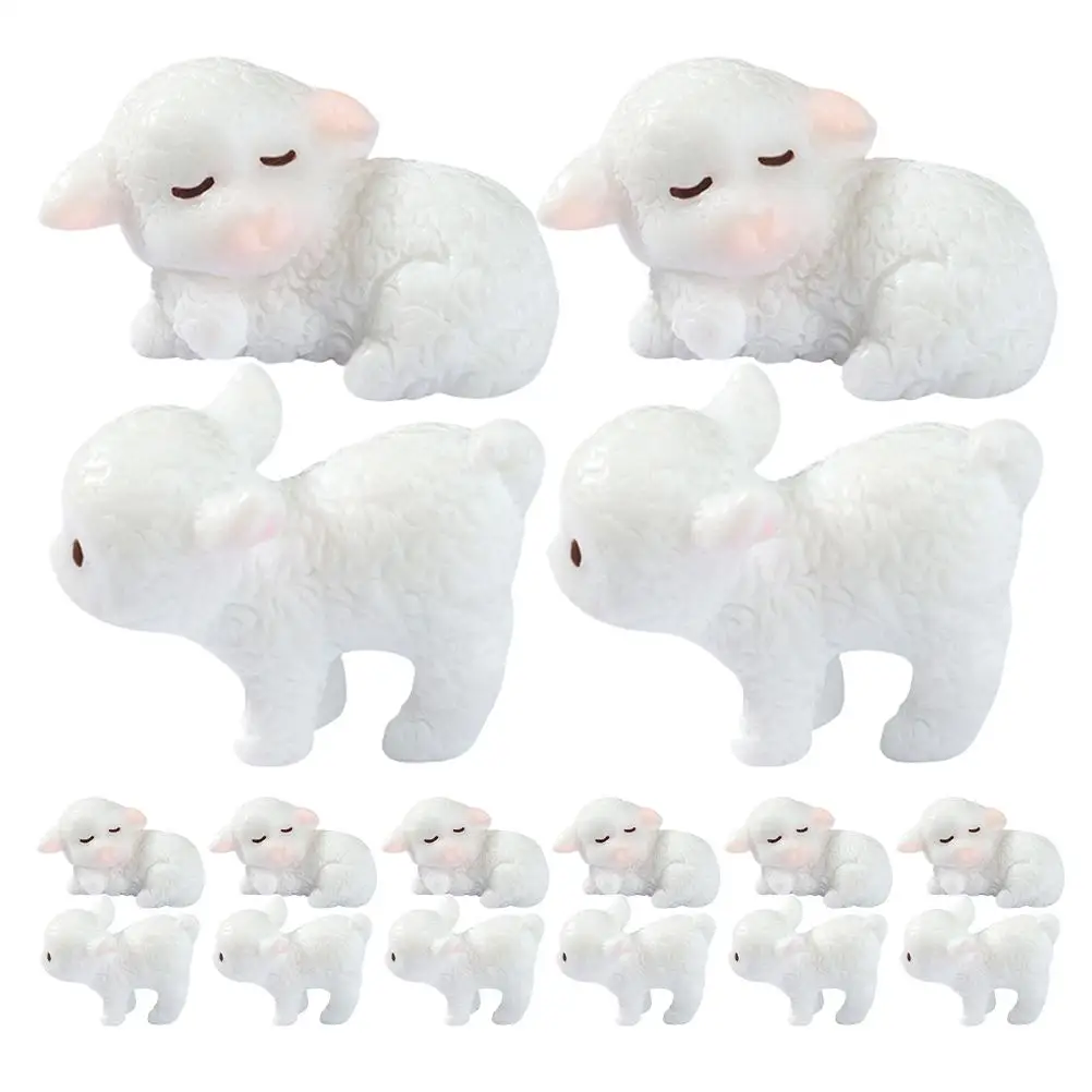 20pcs Mini Statue of Lamb Resin Sheep Figurines Cute Desk Ornaments Space Saving Home Office Decor Miniature Accessories Fine
20pcs Mini Statue of Lamb Resin Sheep Figurines Cute Desk Ornaments Space Saving Home Office Decor Miniature Accessories Fine