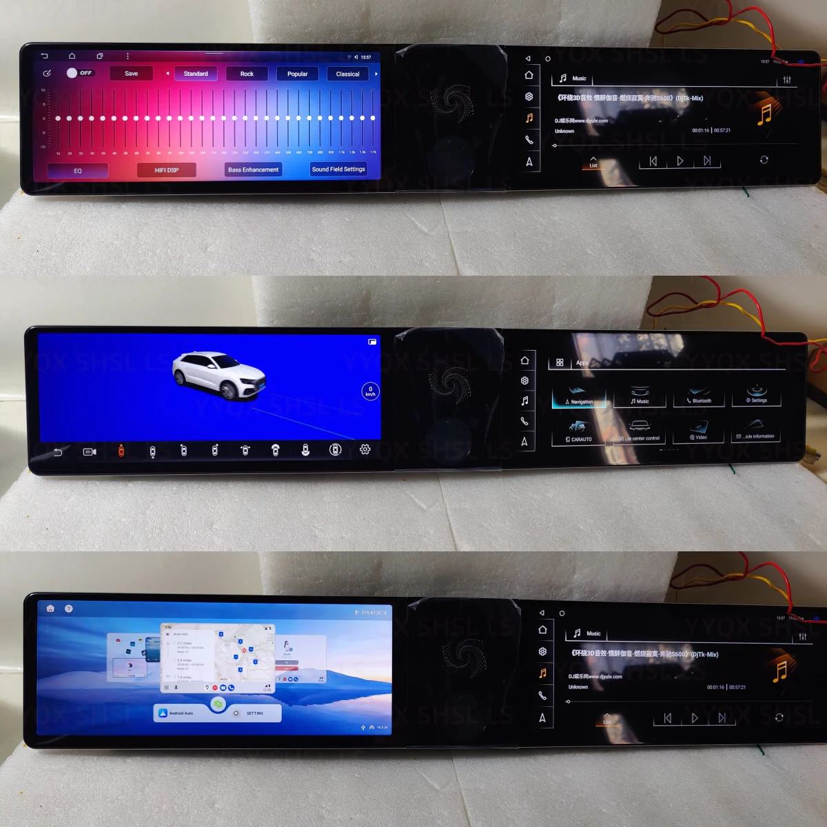 Dual Screen 12.3 "Android for Audi Q7,2016-2020,Qualcomm GPS Navigation Wireless Carplay Car Radio Multimedia Video Player
Dual Screen 12.3 "Android for Audi Q7,2016-2020,Qualcomm GPS Navigation Wireless Carplay Car Radio Multimedia Video Player