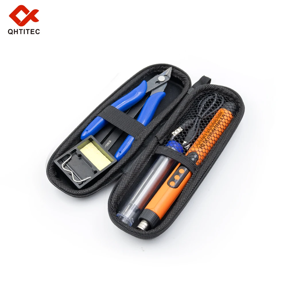 USB Electric Soldering Iron Kit LED Digital Mini Cordless Adjustable Temperature 300-450℃ Smart 1000mAh Iron Welding Solder Too
USB Electric Soldering Iron Kit LED Digital Mini Cordless Adjustable Temperature 300-450℃ Smart 1000mAh Iron Welding Solder Too