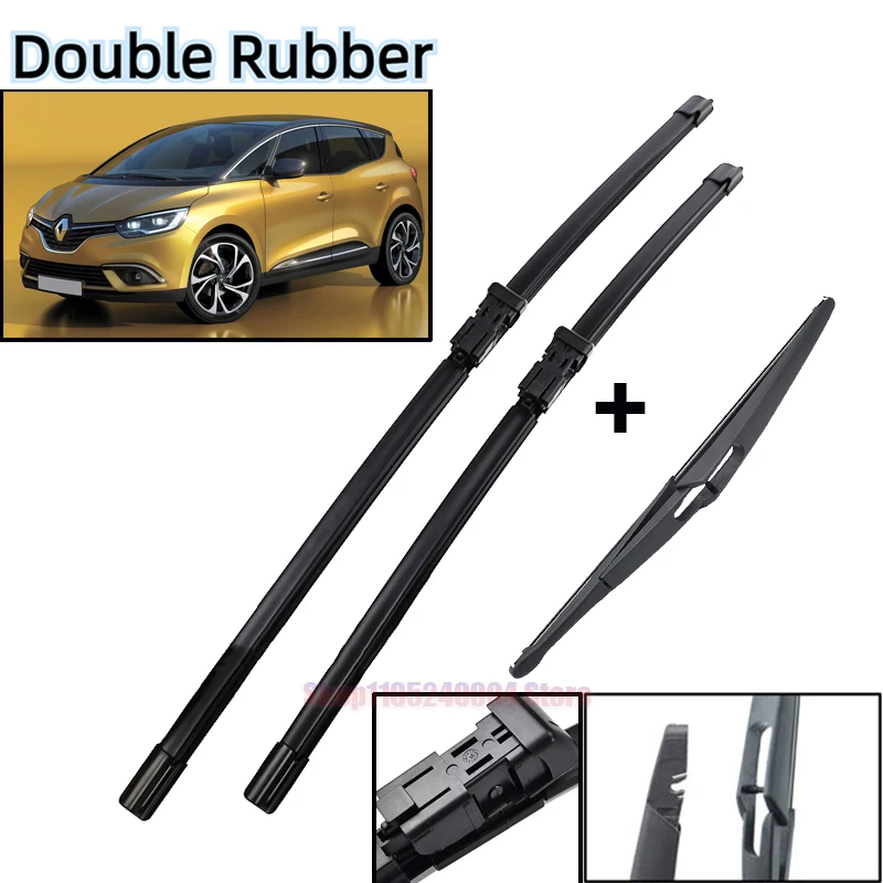 Front & Rear Wiper Blades Set For Renault Scenic 4 2016 - 2023 Windshield Windscreen Window 30"+26"+12"
Front & Rear Wiper Blades Set For Renault Scenic 4 2016 - 2023 Windshield Windscreen Window 30"+26"+12"