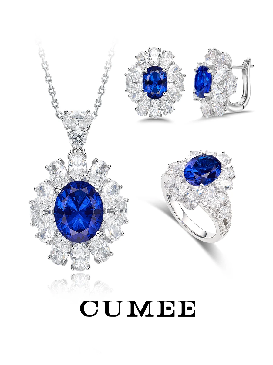 CUMEE Lab Created Blue Sapphire Stud Earrings Gemstone 925 Sterling Silver Earrings for Women Wedding Engagement Anniversary
CUMEE Lab Created Blue Sapphire Stud Earrings Gemstone 925 Sterling Silver Earrings for Women Wedding Engagement Anniversary