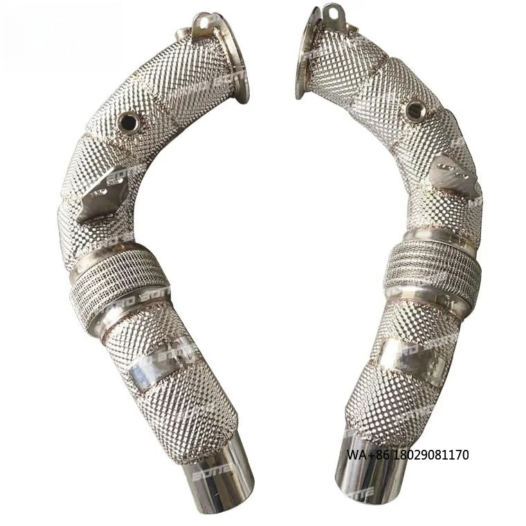 CUSTOM DOWNPIPES for M5 M6 F06 F10 F12 F13 STAINLESS STEEL EXHAUST DOWNPIPE WITh MINI CAT
CUSTOM DOWNPIPES for M5 M6 F06 F10 F12 F13 STAINLESS STEEL EXHAUST DOWNPIPE WITh MINI CAT