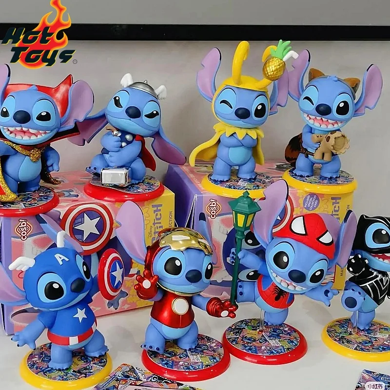 Marvel StitchCosbi фигурки мини слепая коробка Коллекционная модель из ПВХ настольные украшения аниме фигурка для подарка
Marvel StitchCosbi фигурки мини слепая коробка Коллекционная модель из ПВХ настольные украшения аниме фигурка для подарка