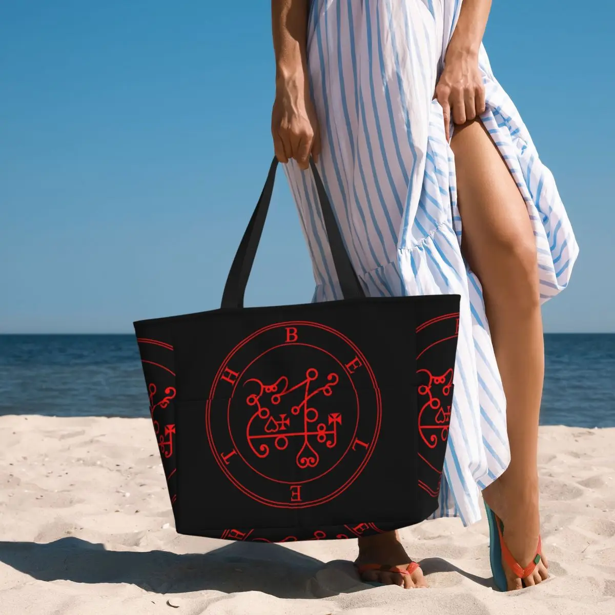 Beleth - Goetia (red) Beach Tote Bag Sport Gym Yoga Duffle Large Tote Bag Women Travel Bag Fitness bag
Beleth - Goetia (red) Beach Tote Bag Sport Gym Yoga Duffle Large Tote Bag Women Travel Bag Fitness bag