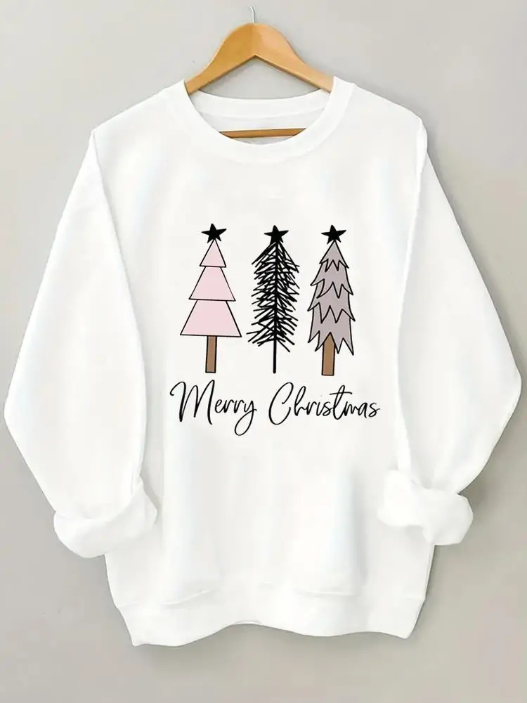 Watercolor Festival Tree Women Female O-neck Merry Christmas Fleece Pullovers Clothing New Year Casual Graphic Sweatshirts
Watercolor Festival Tree Women Female O-neck Merry Christmas Fleece Pullovers Clothing New Year Casual Graphic Sweatshirts