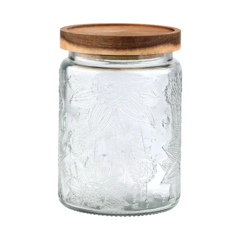 #Retro Begonia Flower Small Glass Sealed Jar Acacia Wood Cover Candy and Snacks Storage Tank Dried Fruit Tea Storage Tank
#Retro Begonia Flower Small Glass Sealed Jar Acacia Wood Cover Candy and Snacks Storage Tank Dried Fruit Tea Storage Tank