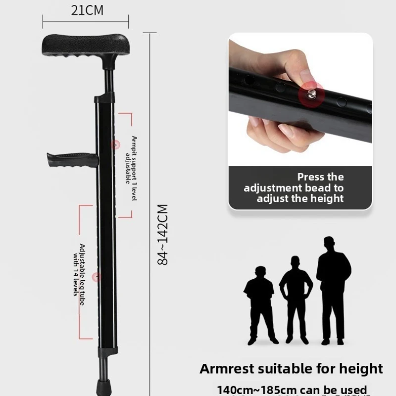 Durable Arm crutches, fractures, armpit crutches, crutches, walkers, portable children, single and double crutches
Durable Arm crutches, fractures, armpit crutches, crutches, walkers, portable children, single and double crutches
