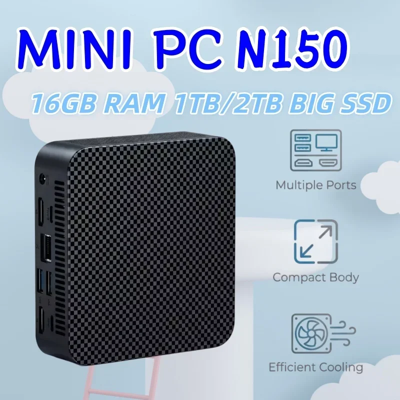 Noctivagant Core N150 MINI PC Pro Convenient Trim Mainframe RAM 1TB SSD WIFI 6 BT5.2 4K HD Noble Mini Gaming Office Study
Noctivagant Core N150 MINI PC Pro Convenient Trim Mainframe RAM 1TB SSD WIFI 6 BT5.2 4K HD Noble Mini Gaming Office Study