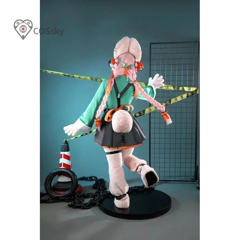 Zhao Zenless Zone Zero Cosplay Costume Dress Uniform Headwear Tail Earrings Rabbit Ear Halloween Party for Women Girls Role Play
Zhao Zenless Zone Zero Cosplay Costume Dress Uniform Headwear Tail Earrings Rabbit Ear Halloween Party for Women Girls Role Play