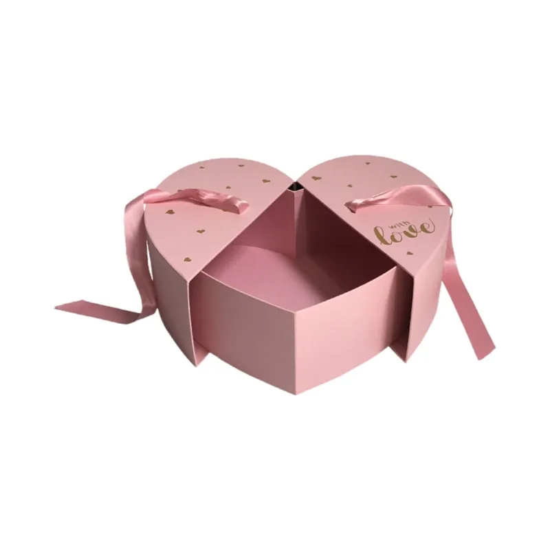 Heart-Shaped Gift Box w/Ribbon, Split-Open Design & Inner Drawer - Perfect for Chocolates, Flowers Storage - Valentine's Day Box
Heart-Shaped Gift Box w/Ribbon, Split-Open Design & Inner Drawer - Perfect for Chocolates, Flowers Storage - Valentine's Day Box