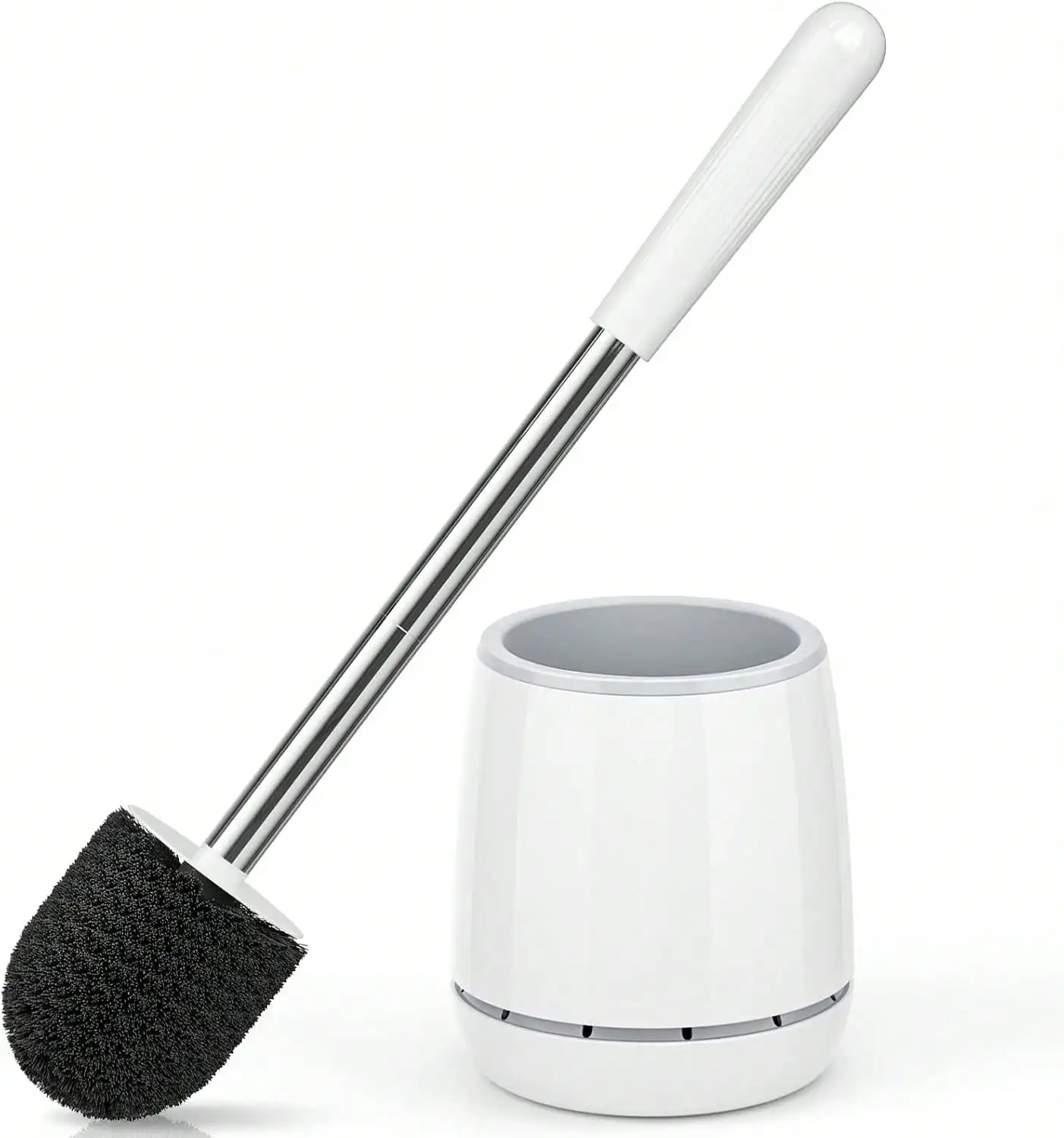 Toilet Brush, Toilet Brush And Holder With 304 Stainless Steel Handle, Space Saving Toilet Bowl Brush For Storage, Durable Bristles Toilet Scrubber For Bathroom Cleaning (1, White)
Toilet Brush, Toilet Brush And Holder With 304 Stainless Steel Handle, Space Saving Toilet Bowl Brush For Storage, Durable Bristles Toilet Scrubber For Bathroom Cleaning (1, White)