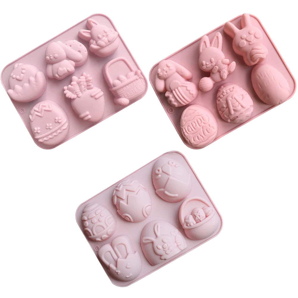 3pcs Silicone Mold Baking Tools Pink Round Small Rabbit Chocolate Cake Easter Molds Food Grade Safe Hygienic Practical
3pcs Silicone Mold Baking Tools Pink Round Small Rabbit Chocolate Cake Easter Molds Food Grade Safe Hygienic Practical