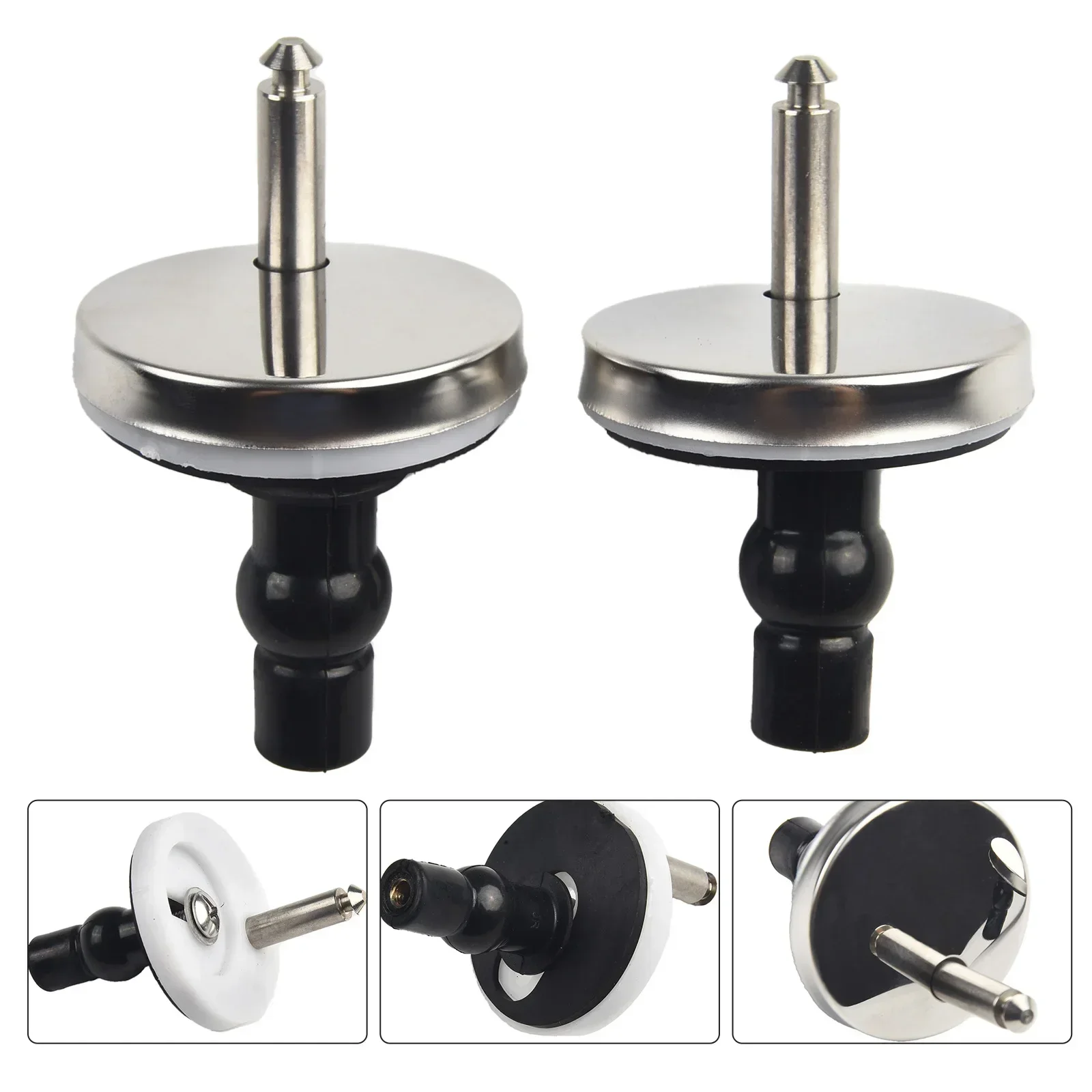 None Toilet Hinge Hinge Pack 2pcs Toilet Hinges Sliver Black 50mm Fitting Hinge Pair Stainless Steel Top Close None
None Toilet Hinge Hinge Pack 2pcs Toilet Hinges Sliver Black 50mm Fitting Hinge Pair Stainless Steel Top Close None