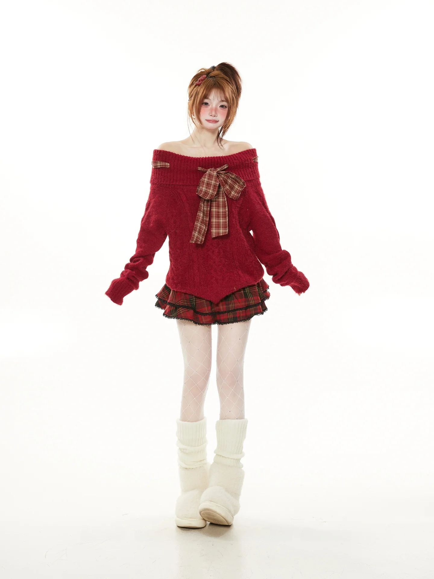 Женский свитер College Sle Knot Pure Desire на одно плечо, весна-осень, новогодний красный, вязаный, с узором «косичка»
Женский свитер College Sle Knot Pure Desire на одно плечо, весна-осень, новогодний красный, вязаный, с узором «косичка»