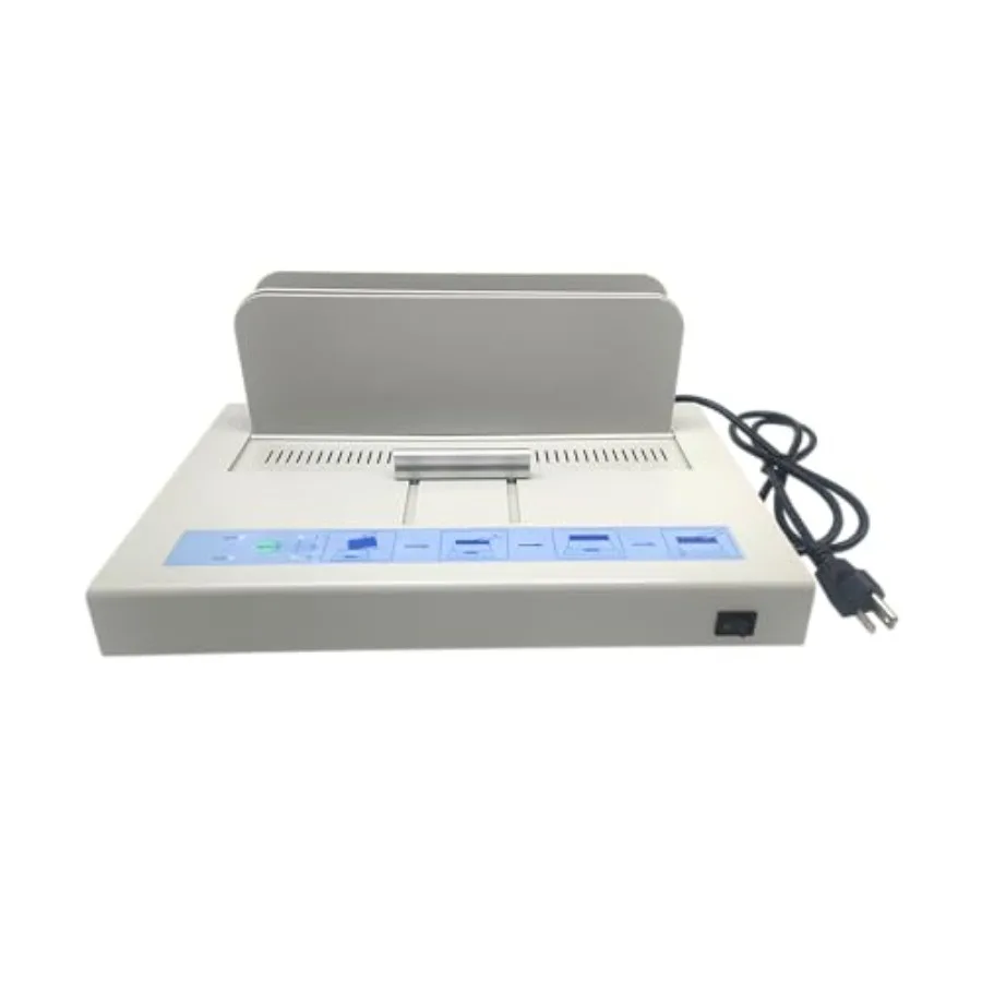 Thermal Binding Machine for Office Use, Metal Body, Black, 500 Sheets Capacity 50mm Thickness, 110V Hot Melt Binder Compatible
Thermal Binding Machine for Office Use, Metal Body, Black, 500 Sheets Capacity 50mm Thickness, 110V Hot Melt Binder Compatible
