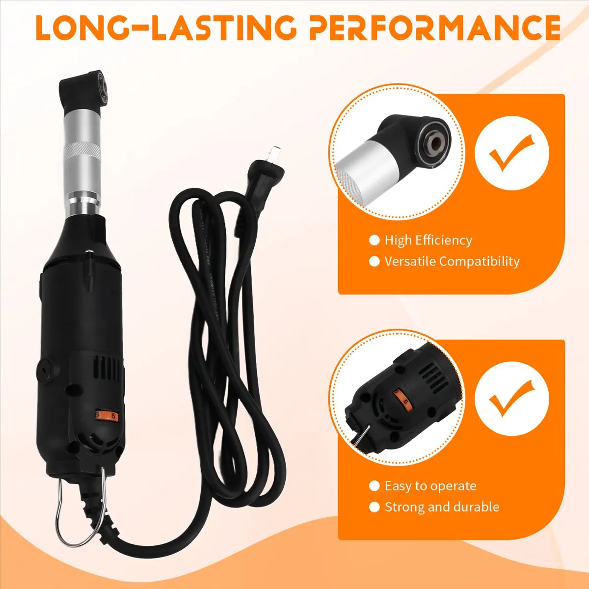 AIMA 350W 90 Degree Speed Adjustable Electric Elbow Ceramic Tile Sewing Machine Tile Cleaning Tools US Plug
AIMA 350W 90 Degree Speed Adjustable Electric Elbow Ceramic Tile Sewing Machine Tile Cleaning Tools US Plug