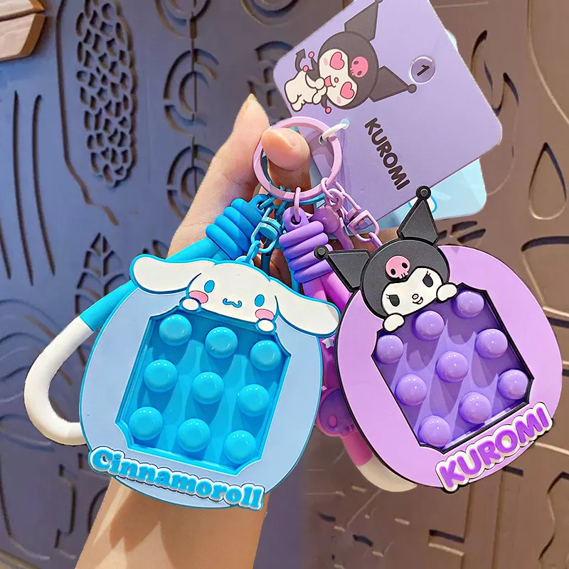 Genuine Cartoon Sanrio Doll Pinch Music Key Chain Originality Cinnamon Roll Car Bag Pendant Gift Kawaii Kuromi My Melody
Genuine Cartoon Sanrio Doll Pinch Music Key Chain Originality Cinnamon Roll Car Bag Pendant Gift Kawaii Kuromi My Melody