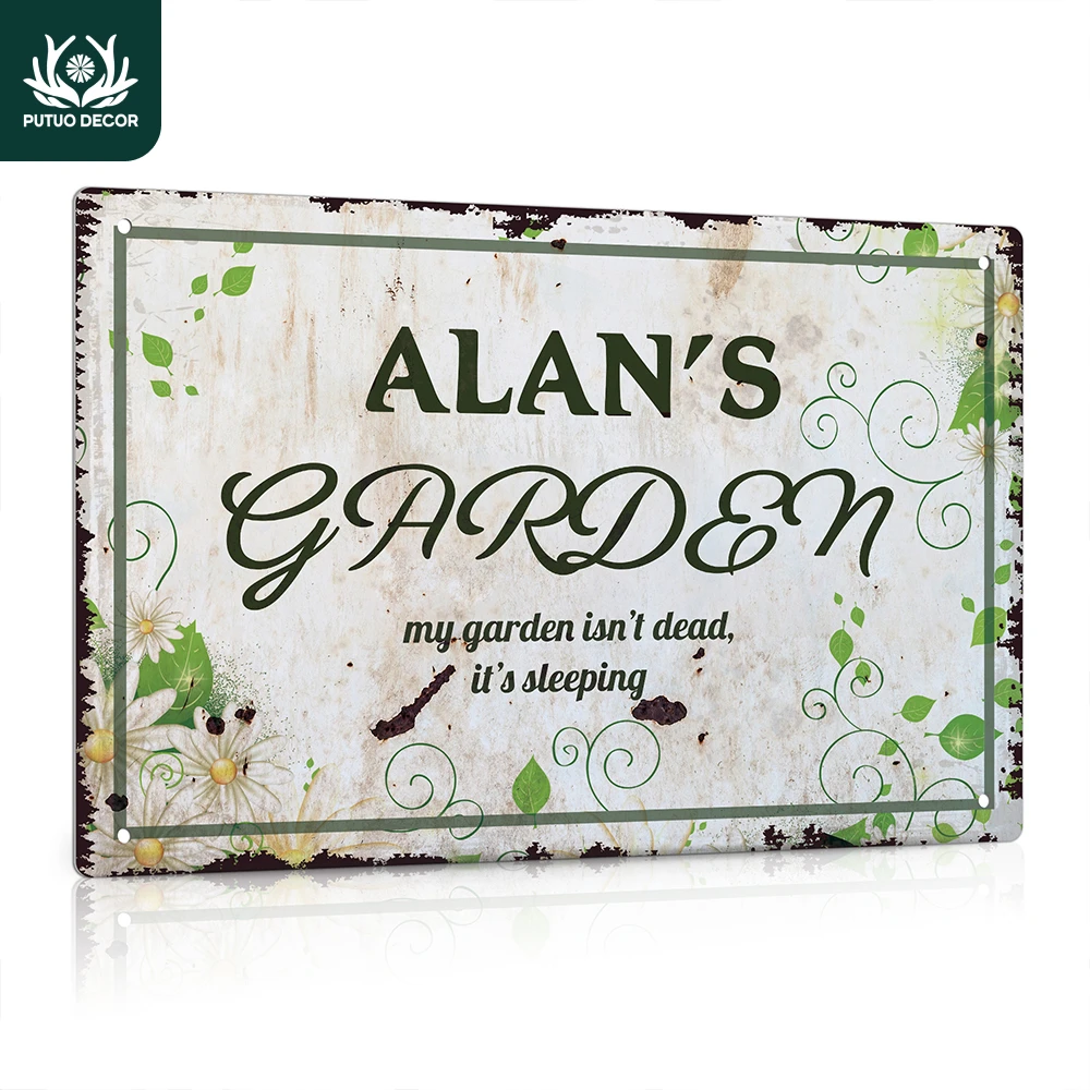 Putuo Decor Custom Metal Sign, Garden My Garden Isn't Dead It's Sleeping, Wall Decoration for Farmhouse Garden Backyard
Putuo Decor Custom Metal Sign, Garden My Garden Isn't Dead It's Sleeping, Wall Decoration for Farmhouse Garden Backyard