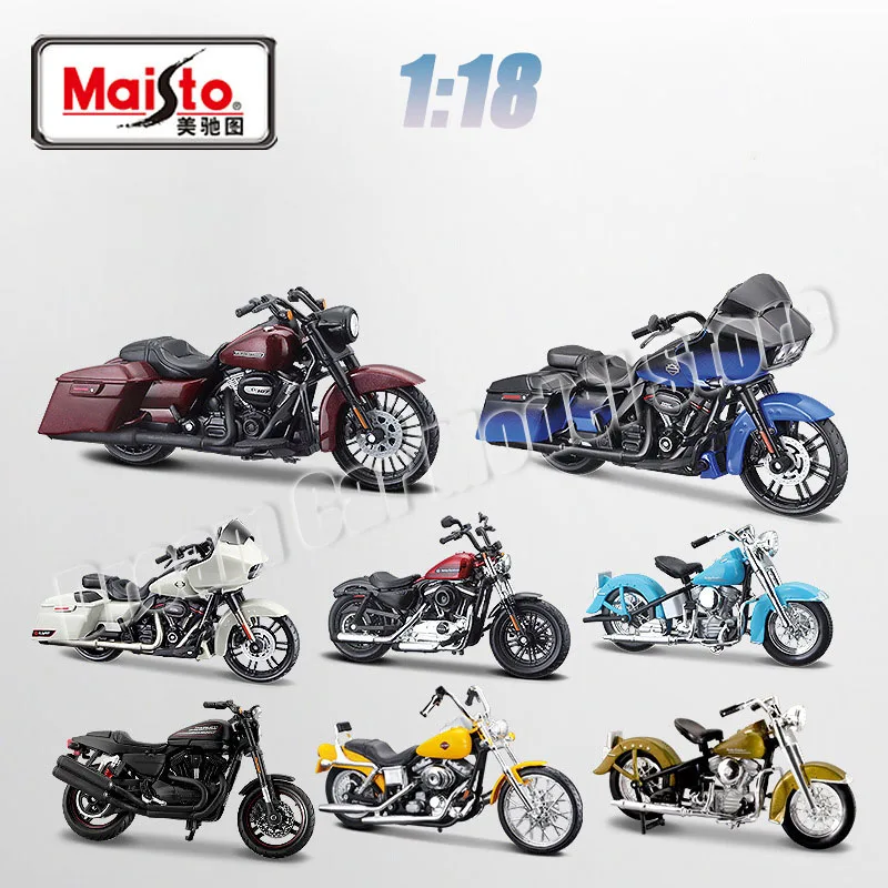 Классическая модель мотоцикла Maisto 1:18 Harley из сплава, орнамент, Игрушечная модель для детей, оптовая продажа, коллекция украшений для гостиной
Классическая модель мотоцикла Maisto 1:18 Harley из сплава, орнамент, Игрушечная модель для детей, оптовая продажа, коллекция украшений для гостиной