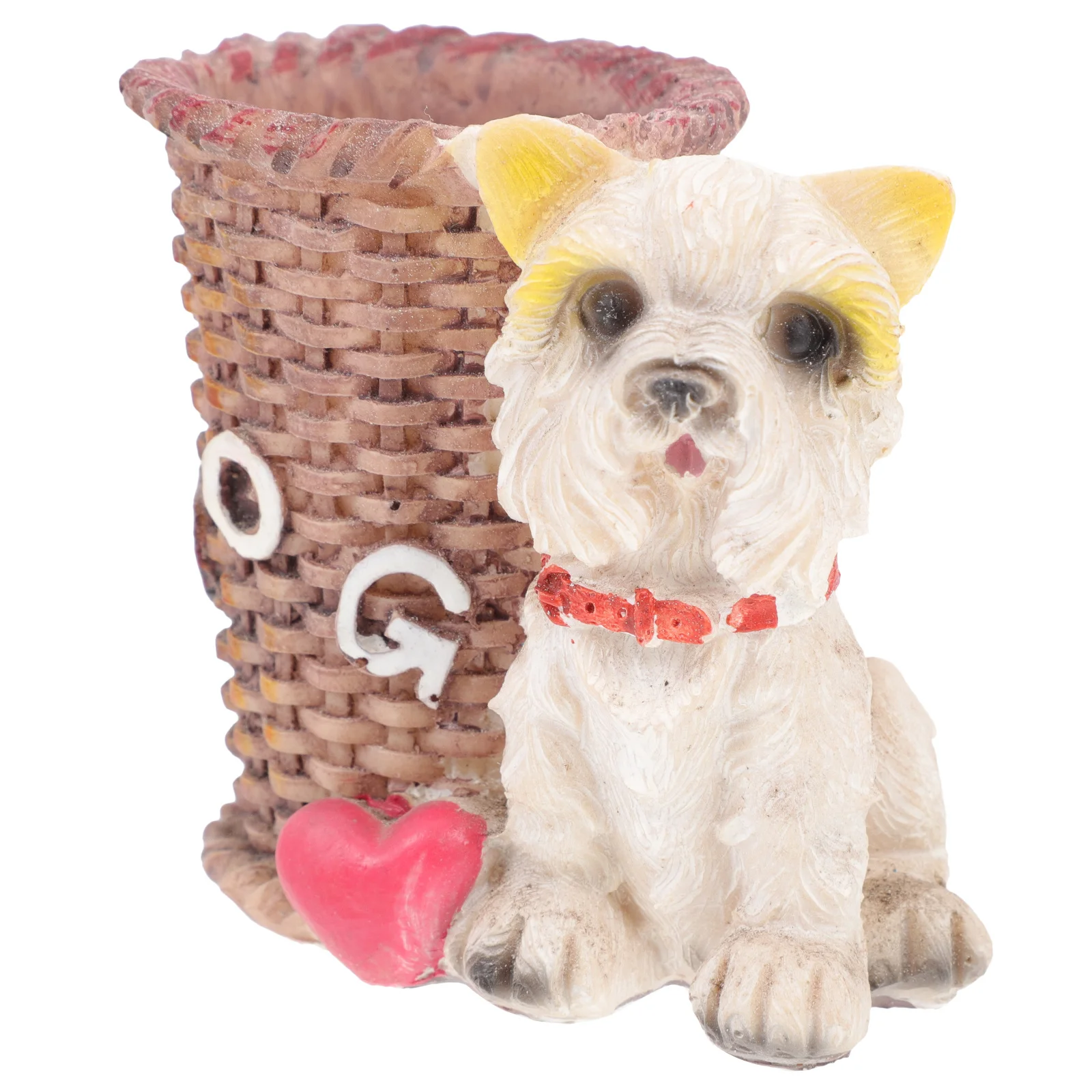 Dog Design Pen Holder Resin Desktop Organizer Pen Storage Container for Pens Pencils Brush Pens Markers Office School Decoration
Dog Design Pen Holder Resin Desktop Organizer Pen Storage Container for Pens Pencils Brush Pens Markers Office School Decoration