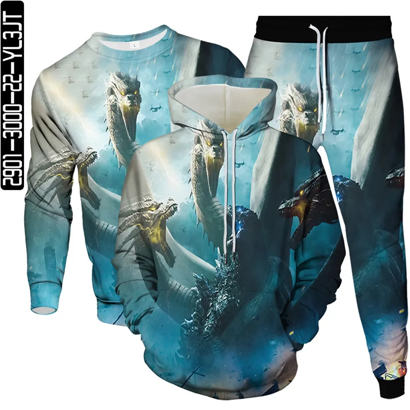 Plus Size Men 3 Piece Set Clothes Animal Dragon Blue Flame Printed Men Fashion Casual Outdoor Tracksuit Hoodies Sweatshirt Pants
Plus Size Men 3 Piece Set Clothes Animal Dragon Blue Flame Printed Men Fashion Casual Outdoor Tracksuit Hoodies Sweatshirt Pants