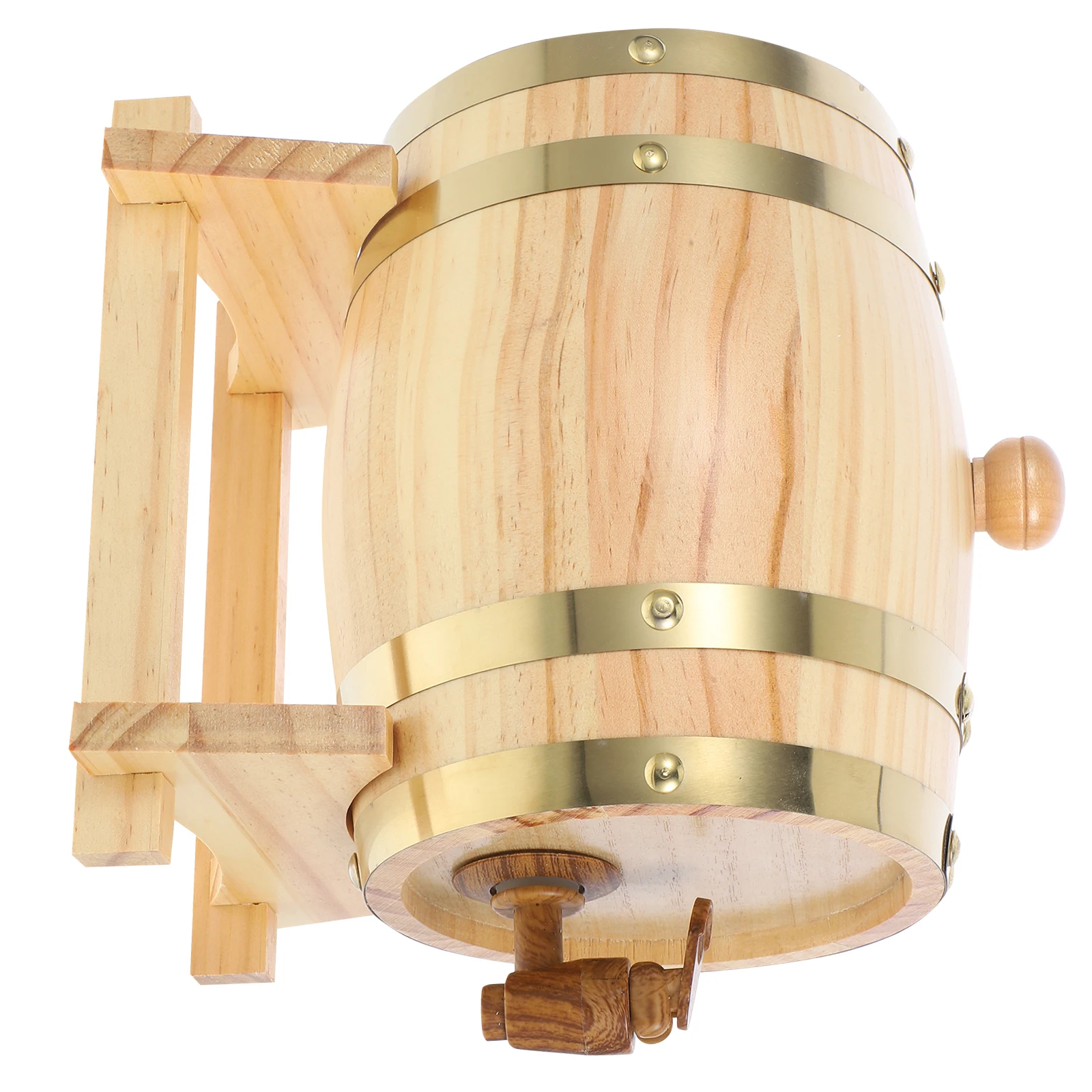 1 set 1.5L Wooden Wine Barrel Dispenser Solid Wood Drink Barrel For Beer Wine Aging Storage Bucket Rustic Oak Barrels Party Use
1 set 1.5L Wooden Wine Barrel Dispenser Solid Wood Drink Barrel For Beer Wine Aging Storage Bucket Rustic Oak Barrels Party Use