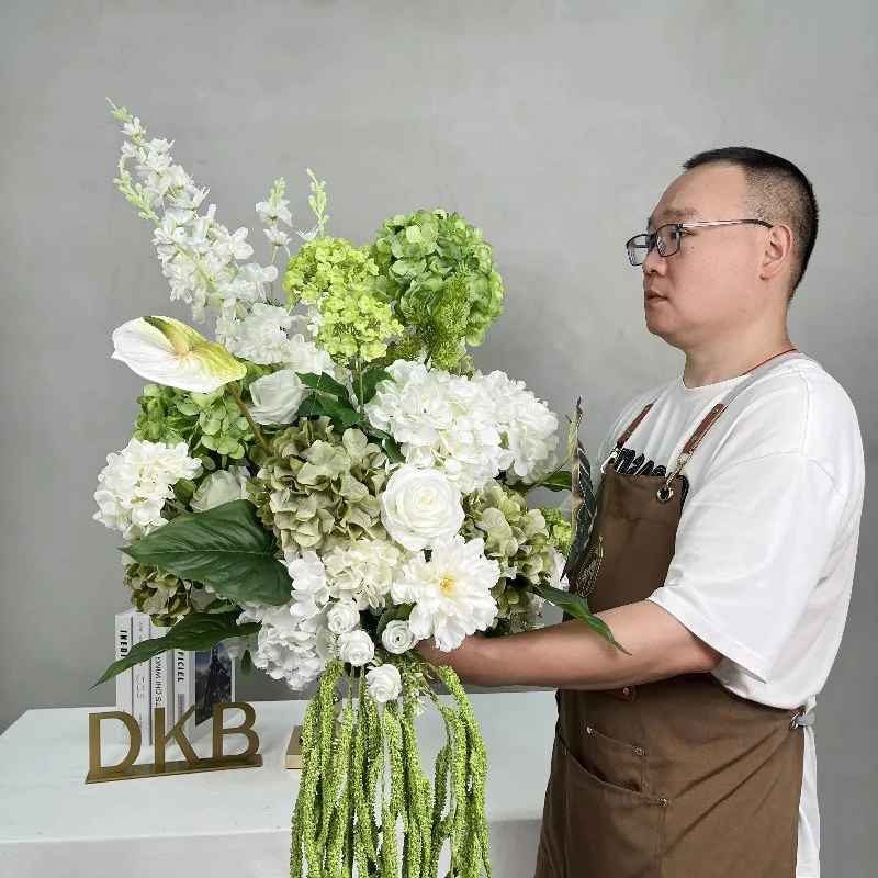 Custom Hydrangea Ball True Touch Green and White Hydrangea, Artificial Flower Ball Green
Custom Hydrangea Ball True Touch Green and White Hydrangea, Artificial Flower Ball Green