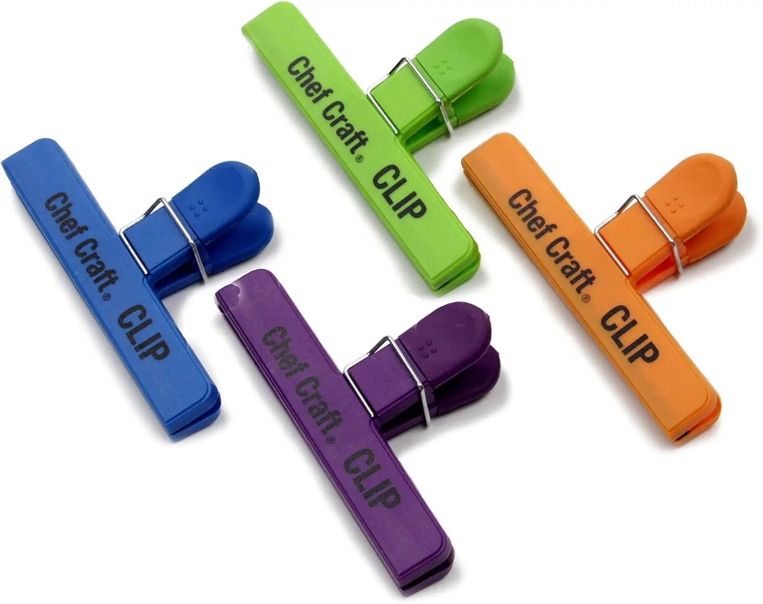 Vibrant 4-Piece Large Bag Clip Set in Green, Blue, Orange, Purple for Fresh Snacks
Vibrant 4-Piece Large Bag Clip Set in Green, Blue, Orange, Purple for Fresh Snacks