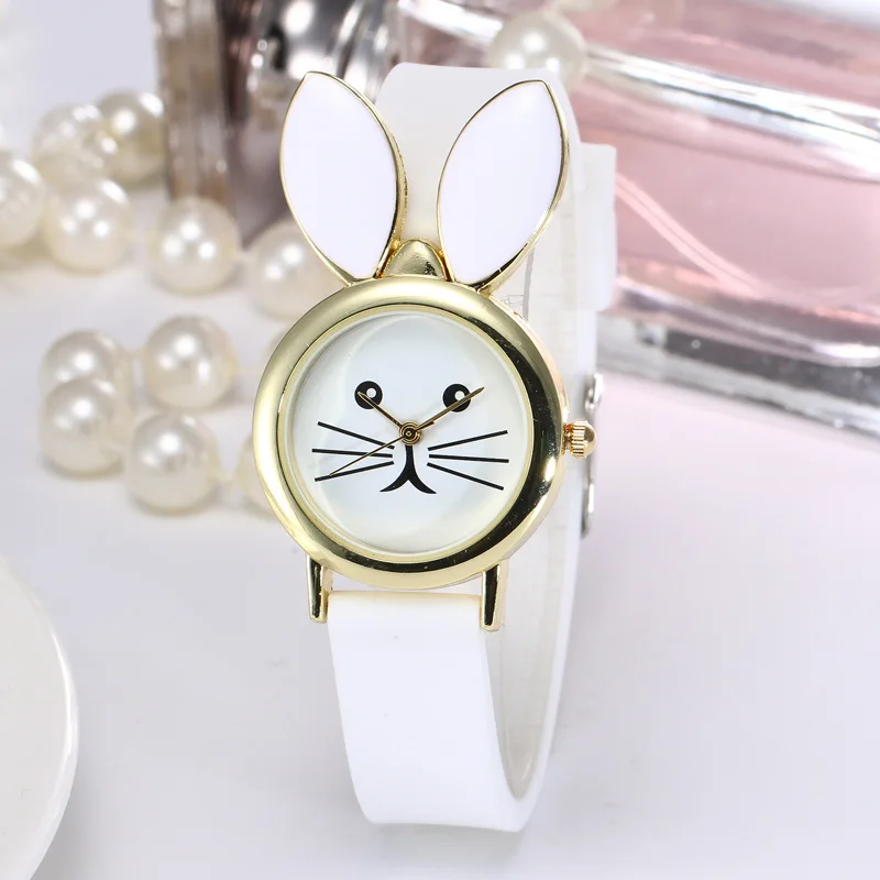 New Cartoon Cute Cat Rabbit Children Watch Silicone Band Quartz Watch Eye Beard Stereo Ear Student Kids Watch Birthday Gifts
New Cartoon Cute Cat Rabbit Children Watch Silicone Band Quartz Watch Eye Beard Stereo Ear Student Kids Watch Birthday Gifts