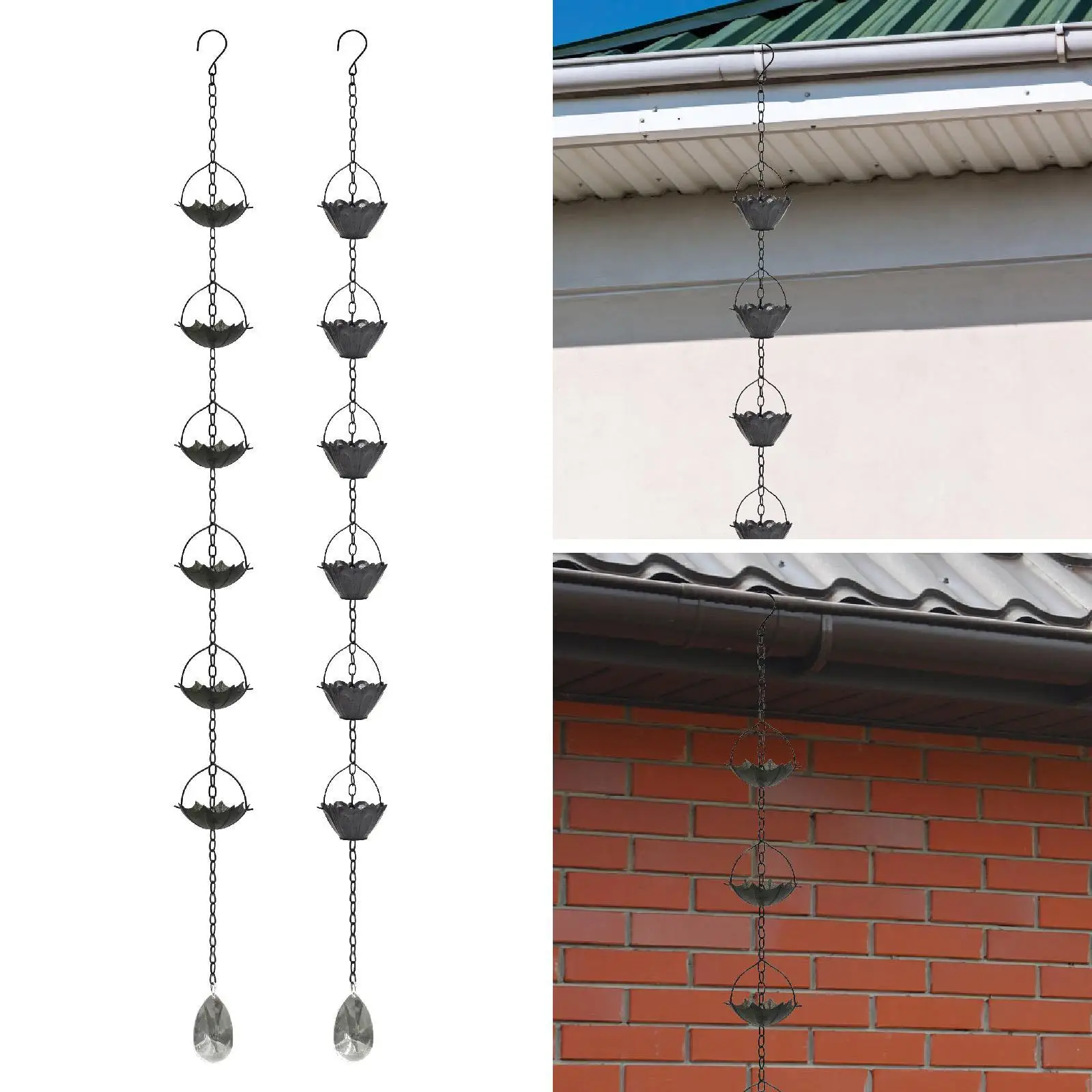 Rain Chains Outside Home Water Divert Decorative Yard Gazebos Rainwater Diverter Display Outdoor Gutter Chain Rain Catcher Chain
Rain Chains Outside Home Water Divert Decorative Yard Gazebos Rainwater Diverter Display Outdoor Gutter Chain Rain Catcher Chain