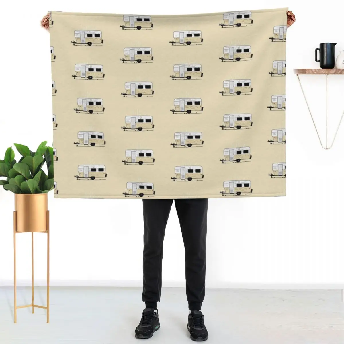 Vintage Coronet Caravan Illustration Throw Blanket Luxurious Soft Fuzzy Blanket for Sofa Bed
Vintage Coronet Caravan Illustration Throw Blanket Luxurious Soft Fuzzy Blanket for Sofa Bed