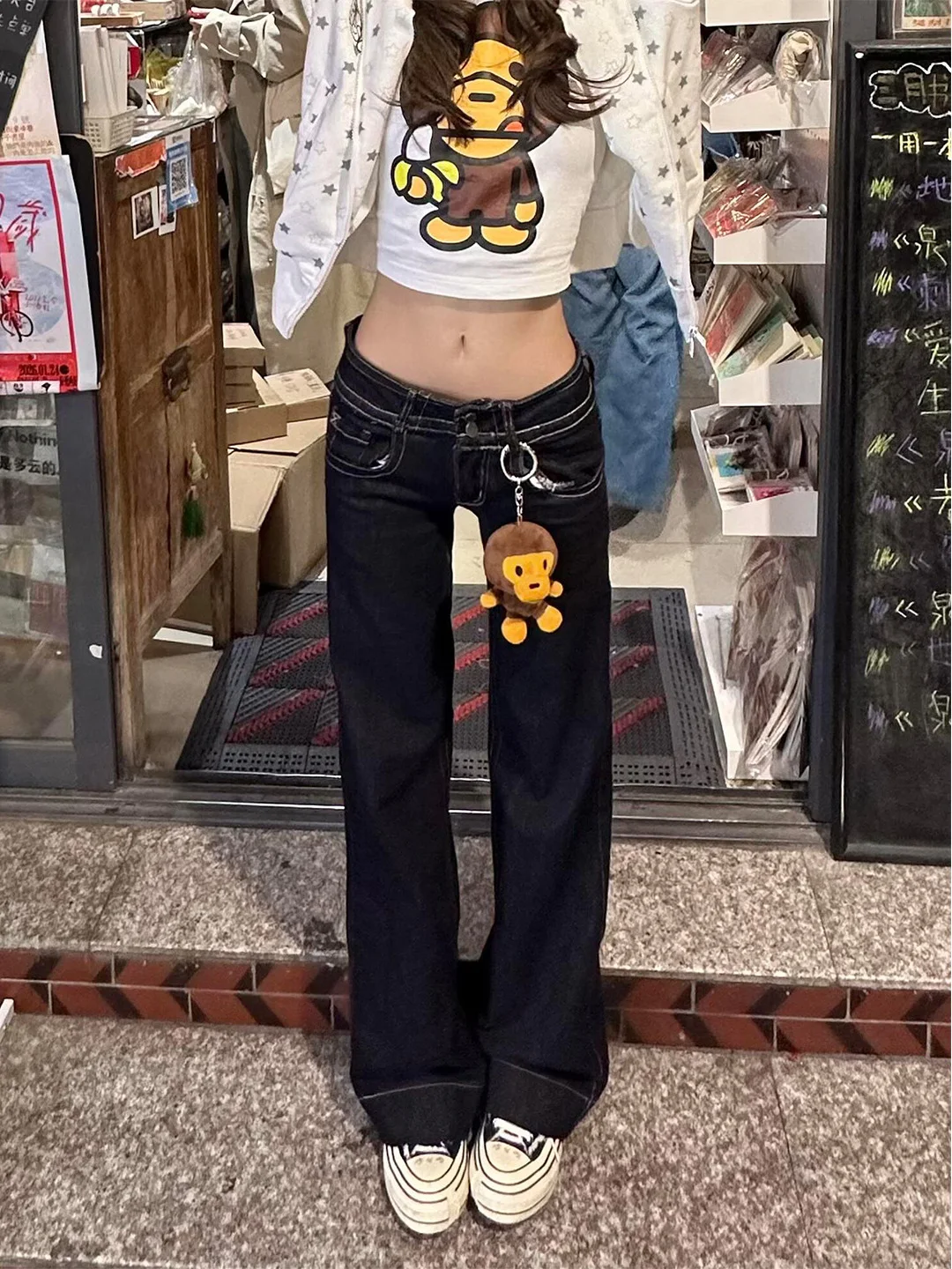 Deep Blue Slimming High Waist Wide Leg Jeans Women's Summer 2026 Vintage Style Faded Print Casual Comfortable Warmth
Deep Blue Slimming High Waist Wide Leg Jeans Women's Summer 2026 Vintage Style Faded Print Casual Comfortable Warmth