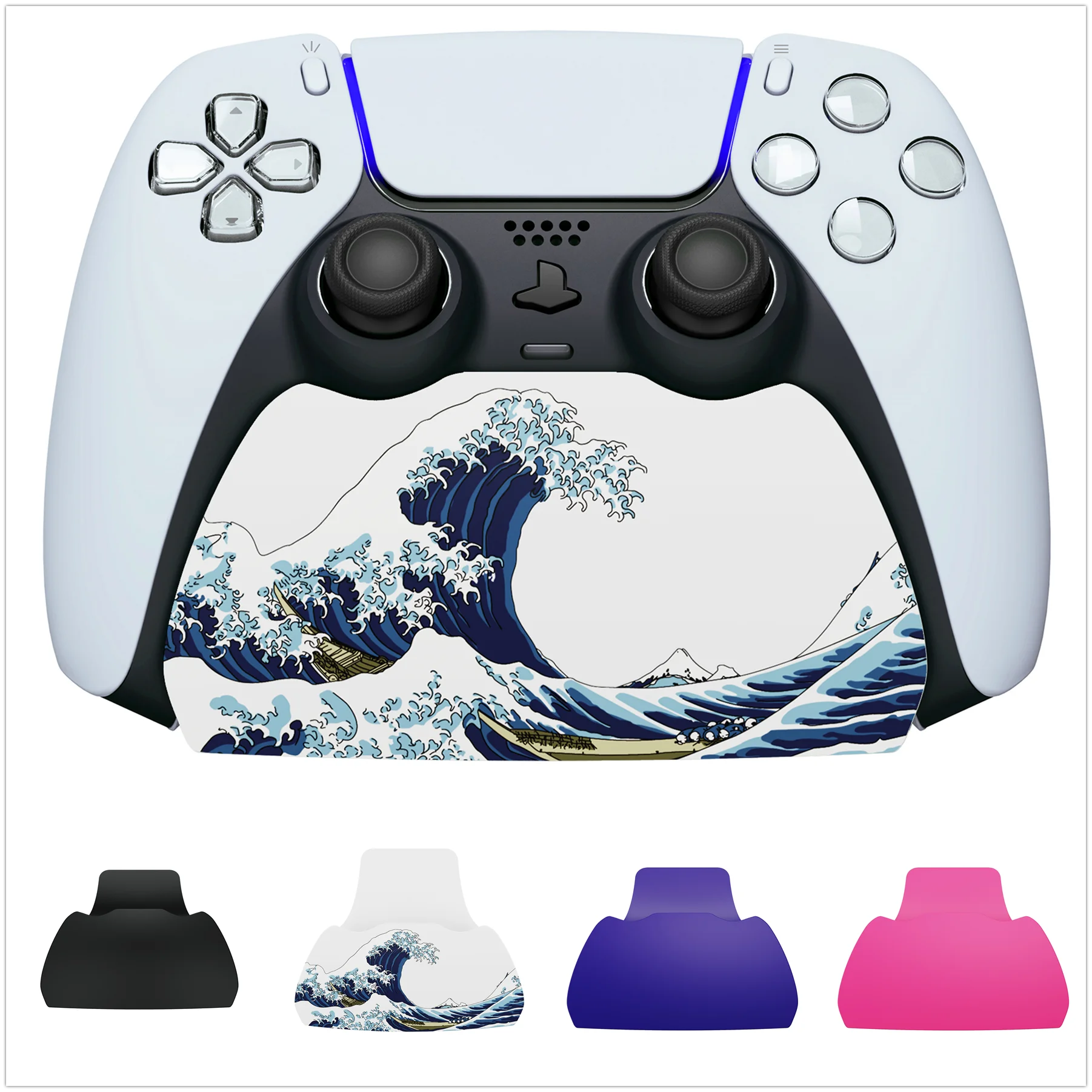PlayVital 2 Pack Controller Display Stand for ps5, Gamepad Stand Desk Holder for ps5 Controller Accessories with Rubber Pads
PlayVital 2 Pack Controller Display Stand for ps5, Gamepad Stand Desk Holder for ps5 Controller Accessories with Rubber Pads