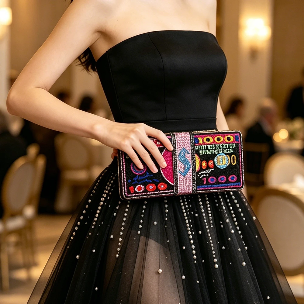 WHTUOHENG Diamond Evening Bag Women USD $1000 Money Purse Ladies Crystal Formal Party Clutches Bags Wedding Bridal Handbags
WHTUOHENG Diamond Evening Bag Women USD $1000 Money Purse Ladies Crystal Formal Party Clutches Bags Wedding Bridal Handbags