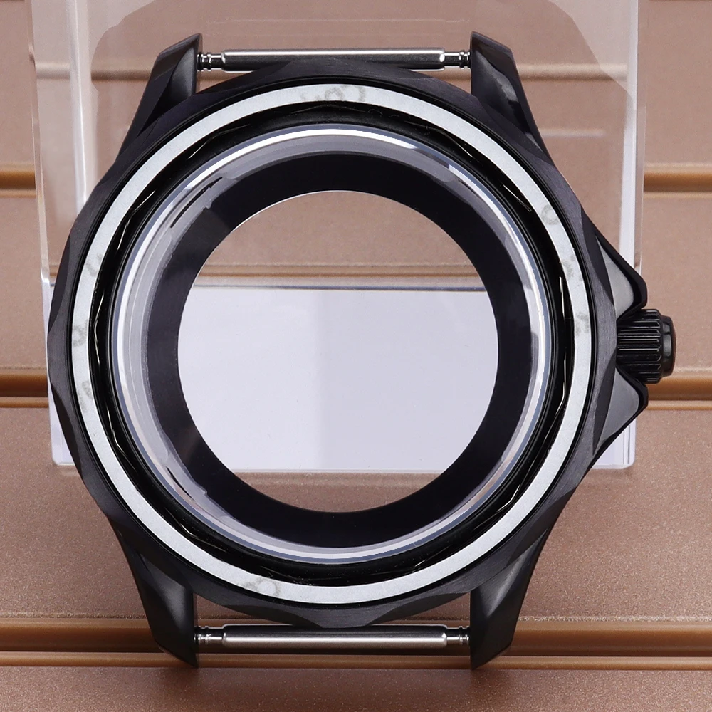 PVD Black Men's 41MM Watch Case Sapphire Glass Ceramic Bezel For Mod Seamaster 300 NH34 NH35 NH36 NH38 Movt Fashion Repair Parts
PVD Black Men's 41MM Watch Case Sapphire Glass Ceramic Bezel For Mod Seamaster 300 NH34 NH35 NH36 NH38 Movt Fashion Repair Parts
