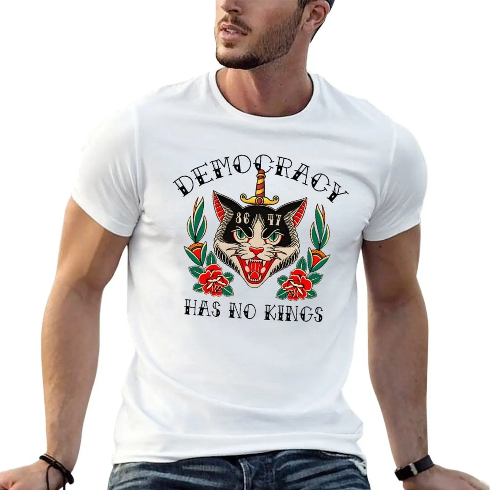 Democracy Has No Kings T-Shirt man t shirts cotton men t shirt cotton 100% t shirts with prints T-shirt
Democracy Has No Kings T-Shirt man t shirts cotton men t shirt cotton 100% t shirts with prints T-shirt