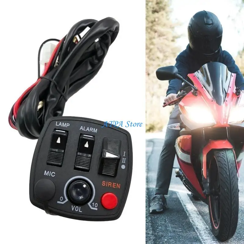 U13C Waterproof Motorbike Handle Controller For Headlight Speaker And Sound Control
U13C Waterproof Motorbike Handle Controller For Headlight Speaker And Sound Control