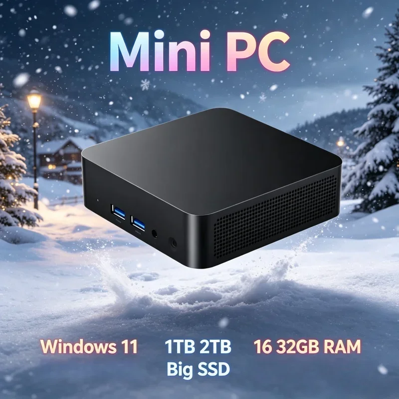 N150 Mini Host Multifunctional Solid Body Type-C Port High Speed Transfer Compact Desktop Computer For Daily Use
N150 Mini Host Multifunctional Solid Body Type-C Port High Speed Transfer Compact Desktop Computer For Daily Use