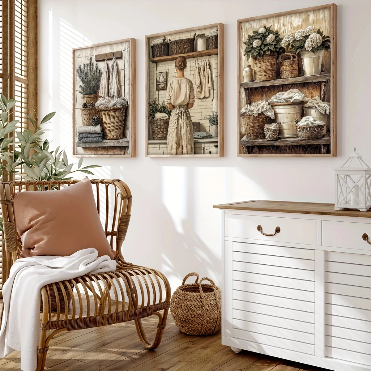 3pcs/Set Nordic Retro Laundry Room Floral Art Canvas Decorative Painting Poster Picture Wall Decoration Interior Home Decoration
3pcs/Set Nordic Retro Laundry Room Floral Art Canvas Decorative Painting Poster Picture Wall Decoration Interior Home Decoration