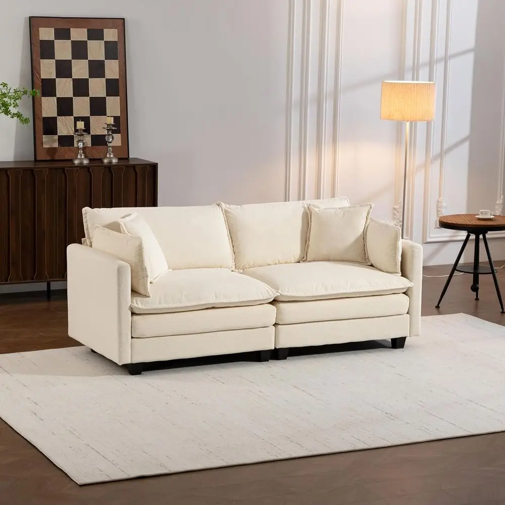 78'' Deep Seat Cloud Loveseat, Chenille Upholstered 2-Seats ular Sectional Soa Couch, ern Comy Settee Loveseat or Living Room Se
78'' Deep Seat Cloud Loveseat, Chenille Upholstered 2-Seats ular Sectional Soa Couch, ern Comy Settee Loveseat or Living Room Se