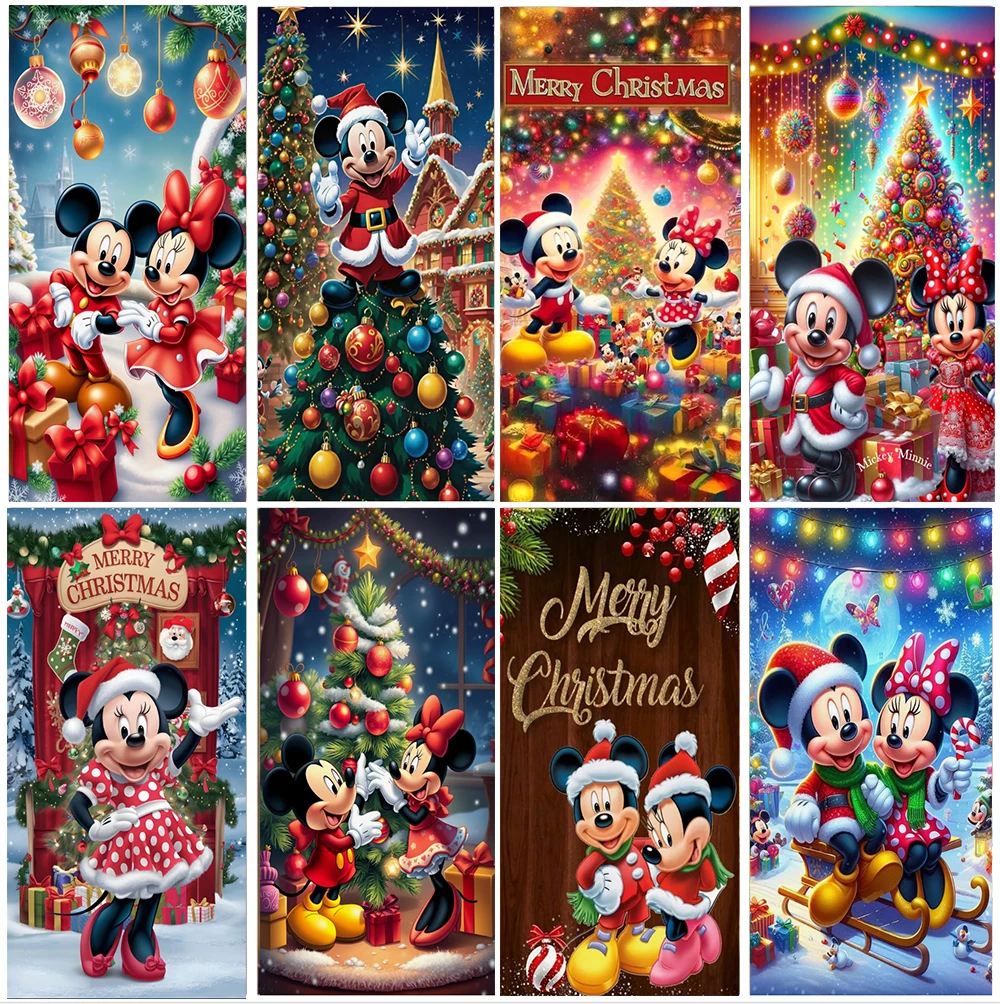 Disney Cute Mickey Minnie Mouse Merry Christmas Door Cover Banner Xmas Party Decoration Indoor Outdoor Porch Background Supplies
Disney Cute Mickey Minnie Mouse Merry Christmas Door Cover Banner Xmas Party Decoration Indoor Outdoor Porch Background Supplies