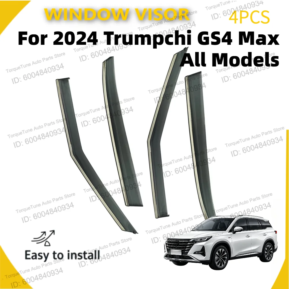 Durable PC Window Visor Wind Deflector Fit 2024 Trumpchi GS4 Max Waterproof UV Block Car Side Rain Guard 4Pcs Easy Install
Durable PC Window Visor Wind Deflector Fit 2024 Trumpchi GS4 Max Waterproof UV Block Car Side Rain Guard 4Pcs Easy Install
