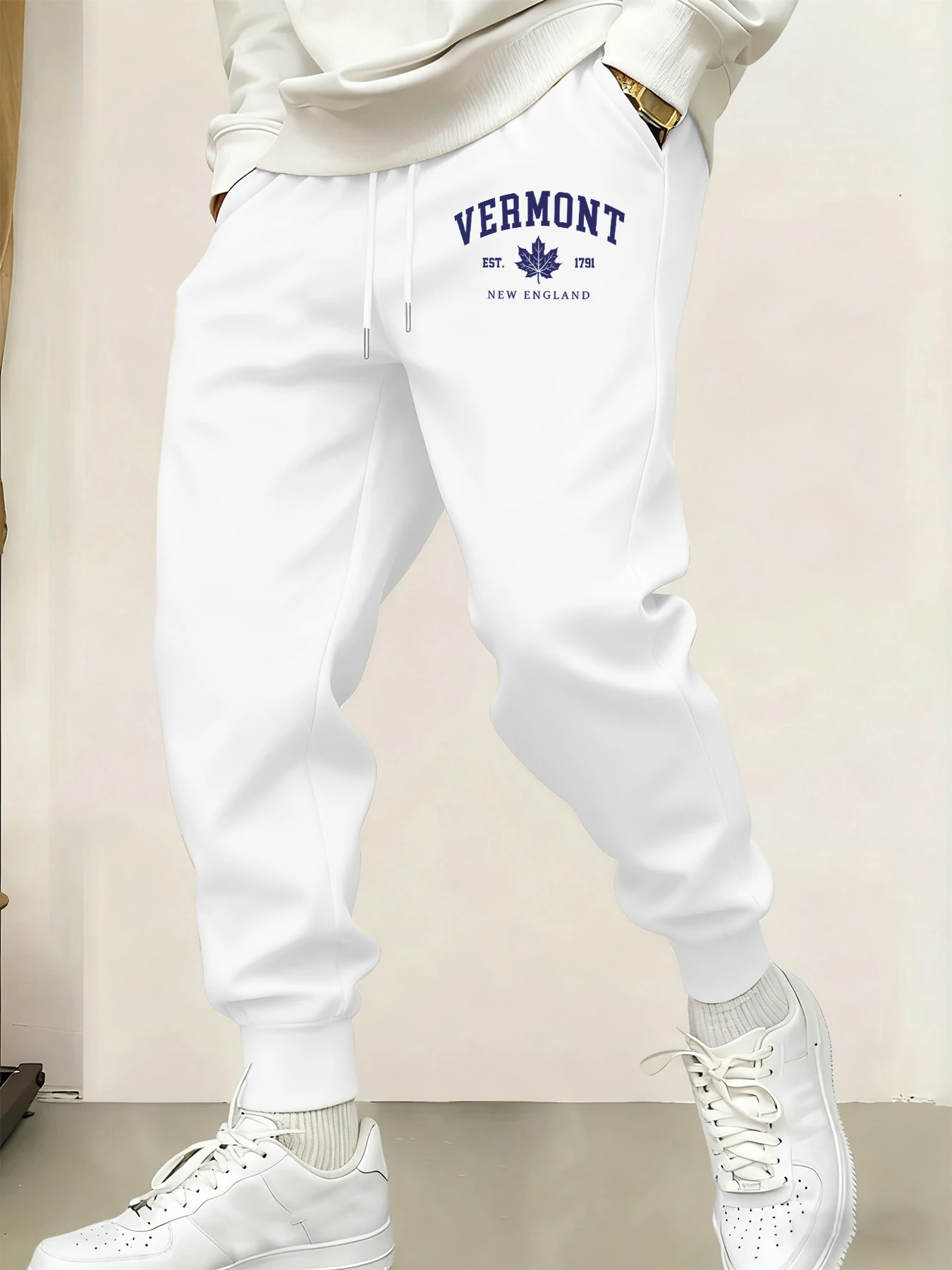 Vermont New England Est 1791 Print Men Jogging Pants Fashion Autumn Sweatpants Pocket Comfy Trousers 10 Color Casual Street Pant
Vermont New England Est 1791 Print Men Jogging Pants Fashion Autumn Sweatpants Pocket Comfy Trousers 10 Color Casual Street Pant